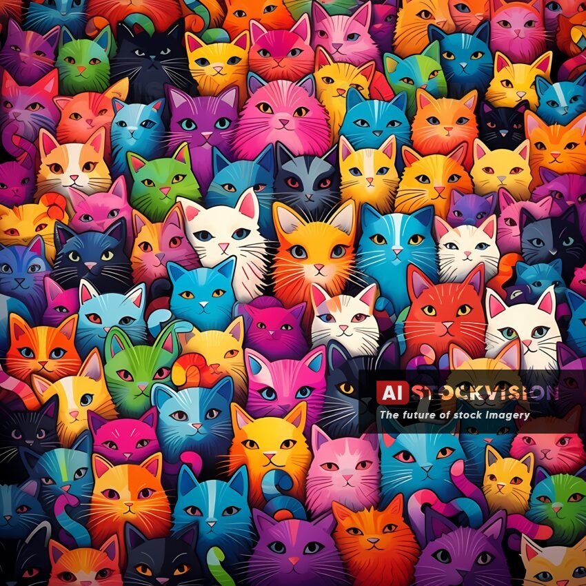kaleidoscope-cats-hilarious-rainbow-feline-fiesta